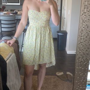 High-low Strapless Dress